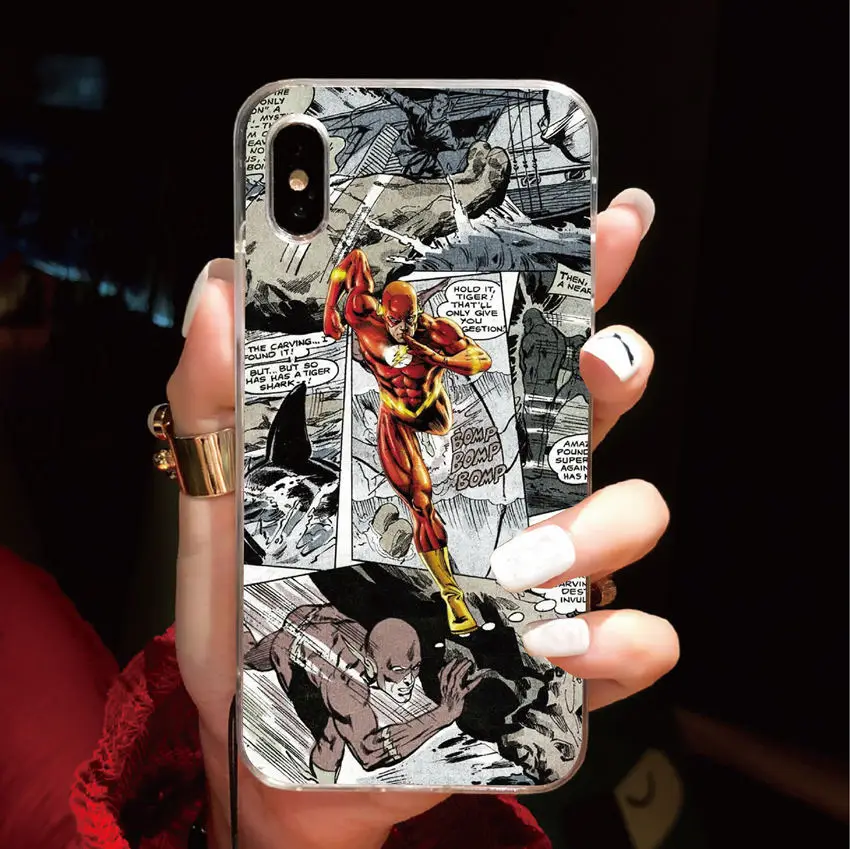 17 Чехол для Motorola Moto G7 G6 G5 G4 plus Z3 Z4 E5 G6 play p30 note One power Мягкий силиконовый чехол из ТПУ с рисунком комиксов Marvel - Цвет: 17