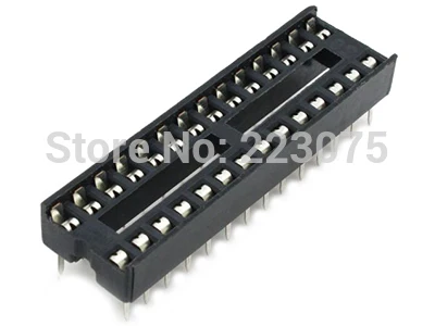 

28 Pin 2.54mm DIP SIP IC Sockets Adaptor Solder Type Narrow 500pcs/lot