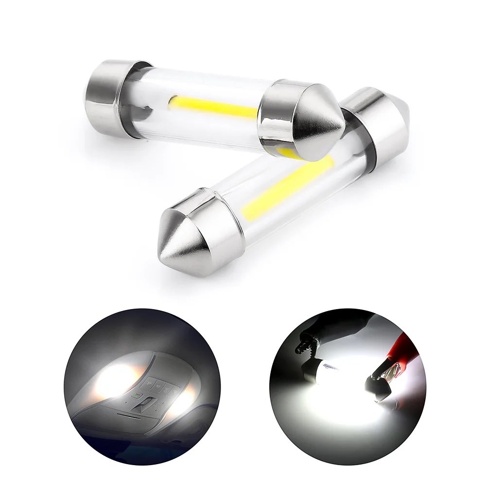 Светодиодный светильник для салона 5 шт. 31 мм 36 39 41 C10W C5W SMD 6000K белый c5w|Сигнальная