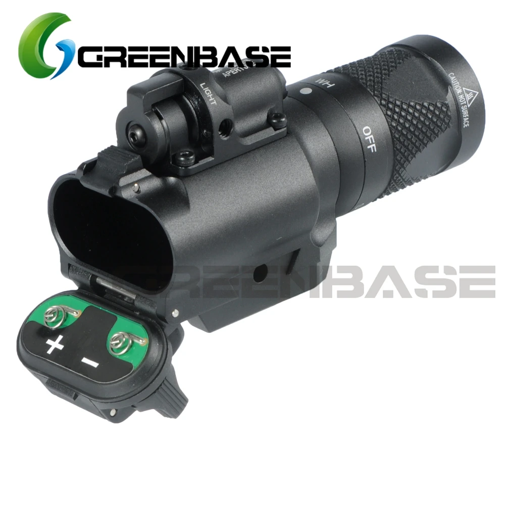 Светодиодный фонарик Greenbase SF X400V постоянный стробоскоп с красным лазером 500 люмен