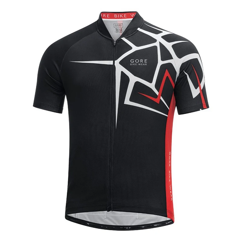 jerseys Gore Лето Велоспорт Джерси быстросохнущая Mtb рубашка велосипедная одежда велокостюм из флиса Мужские Короткие Майо Roupa Ropa De Ciclismo - Цвет: jerseys