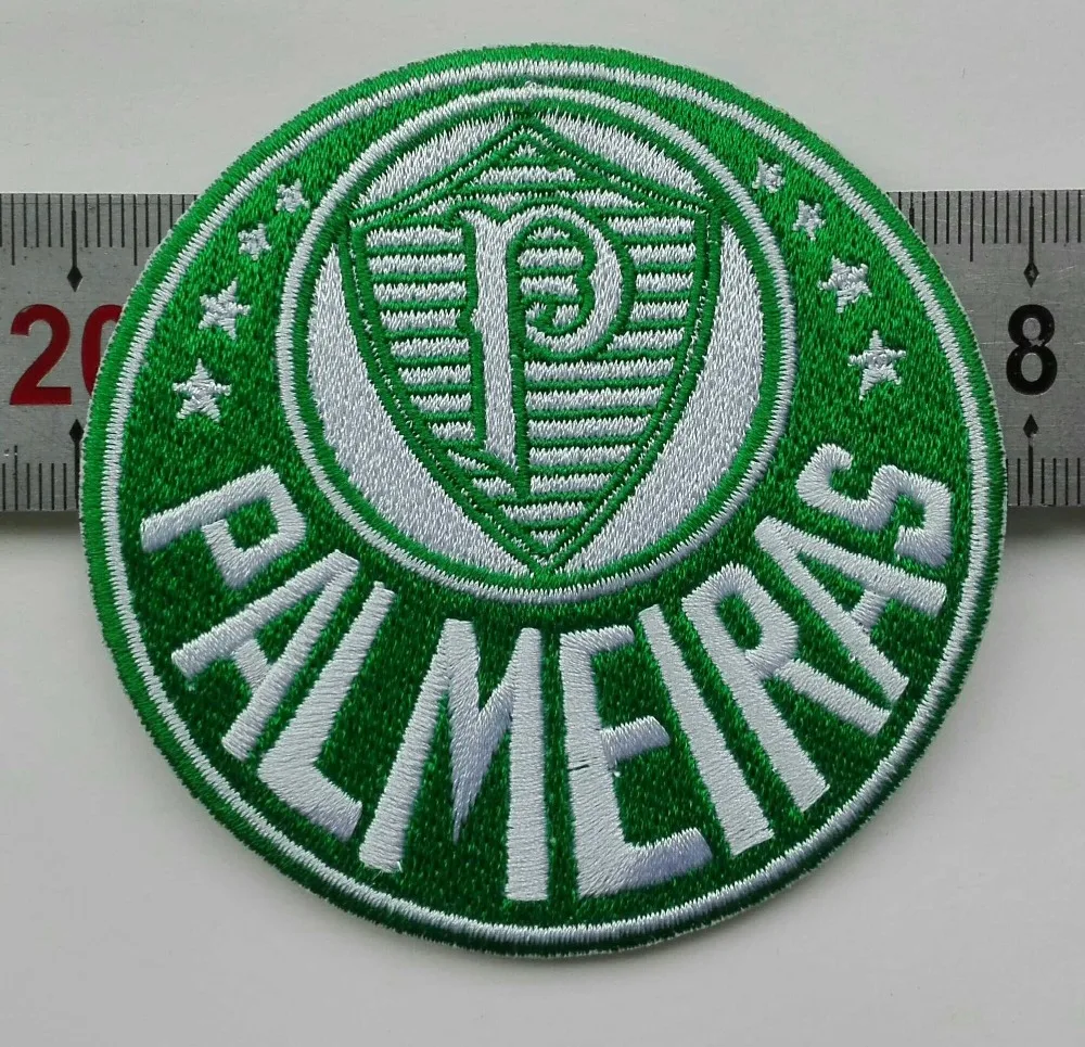 2 шт./лот Футбол fussball клубная команда Palmeiras логотип утюг на патч Aufnaeher аппликация Buegelbild вышитые Бразилия