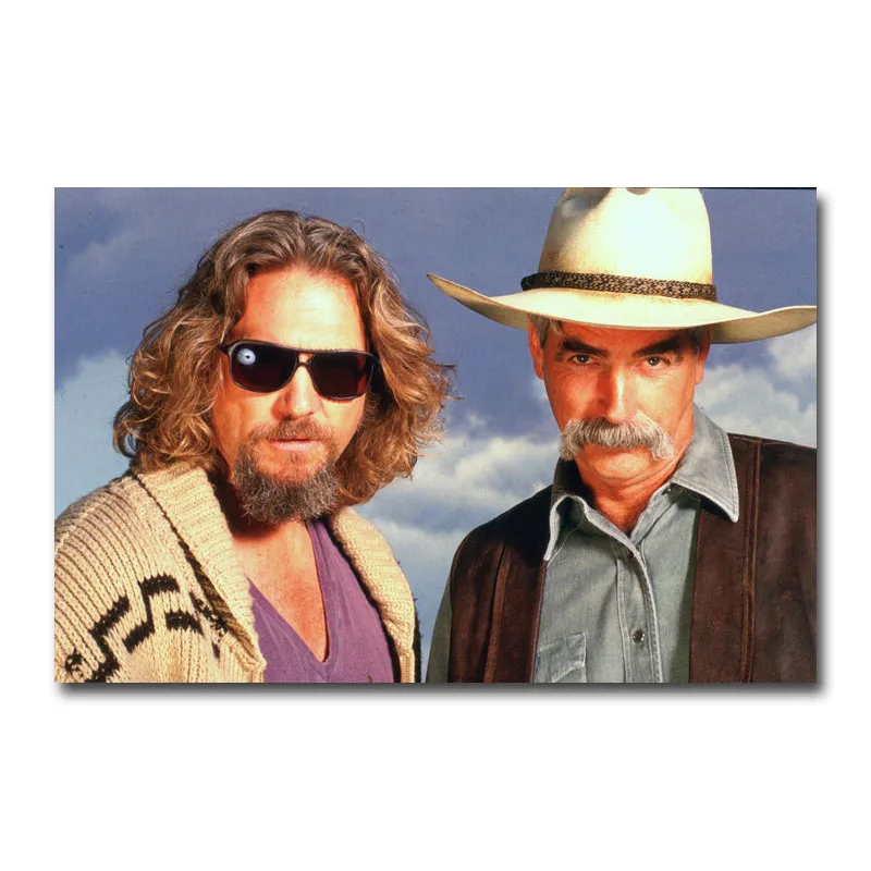 ИСКУССТВО ШЕЛК или холст печать большой Lebowski горячий фильм плакат 13x20 дюймов для украшения комнаты-004 - Цвет: Picture 5
