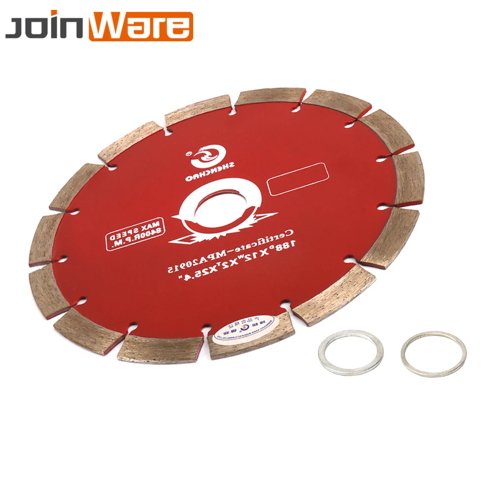 

188x25.4x12x3mm Diamond Saw Blade Cutting Disc For Tiles Stone Granite 7.4'' New
