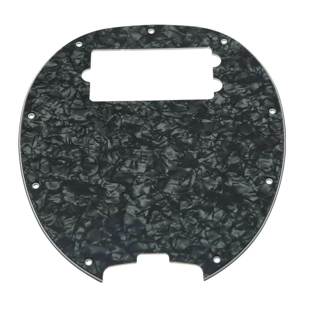 Black Pearl Bass Pickguard MusicMan Stingray MM4 царапина пластины с винтами для Music Man MM2 4 струны гитары запчасти различные цвета - Цвет: Black Pearl