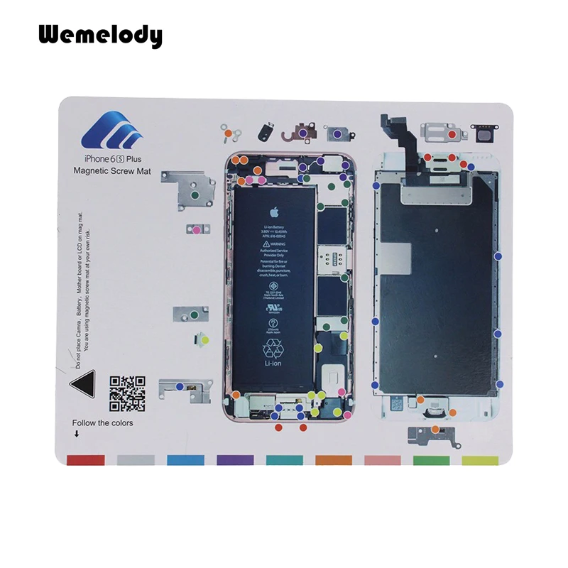 Новый Магнитный винтовой коврик для ремонта инструментов сотового телефона