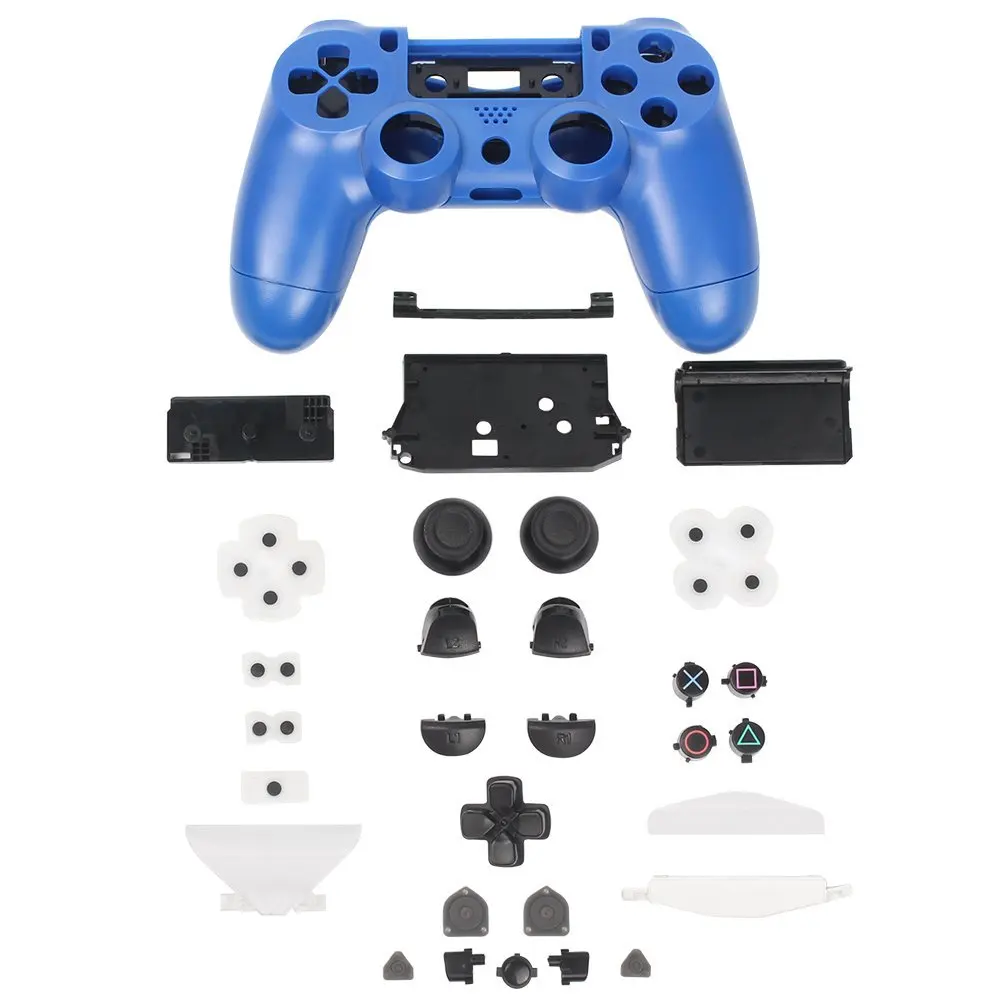 Пластик контроллер Корпус случае В виде ракушки чехол для PS4 контроллер заменяемой кожного покрова для Sony Игровые приставки 4 Ручка