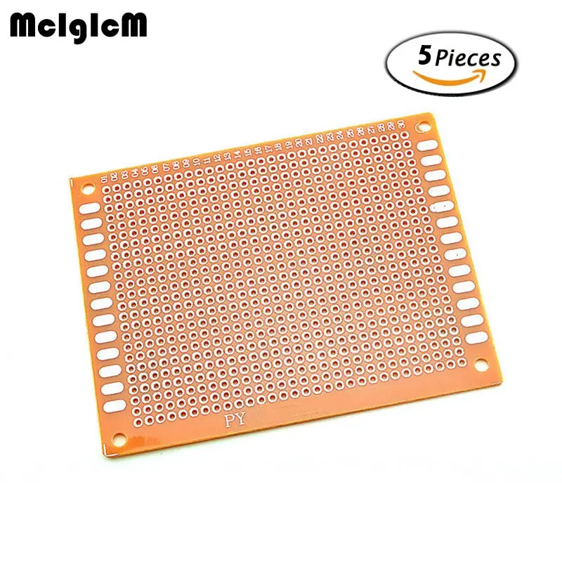 MCIGICM 5 шт. DIY Прототип бумага PCB Универсальный Эксперимент Матрица платы 7x9 см 7*9 |