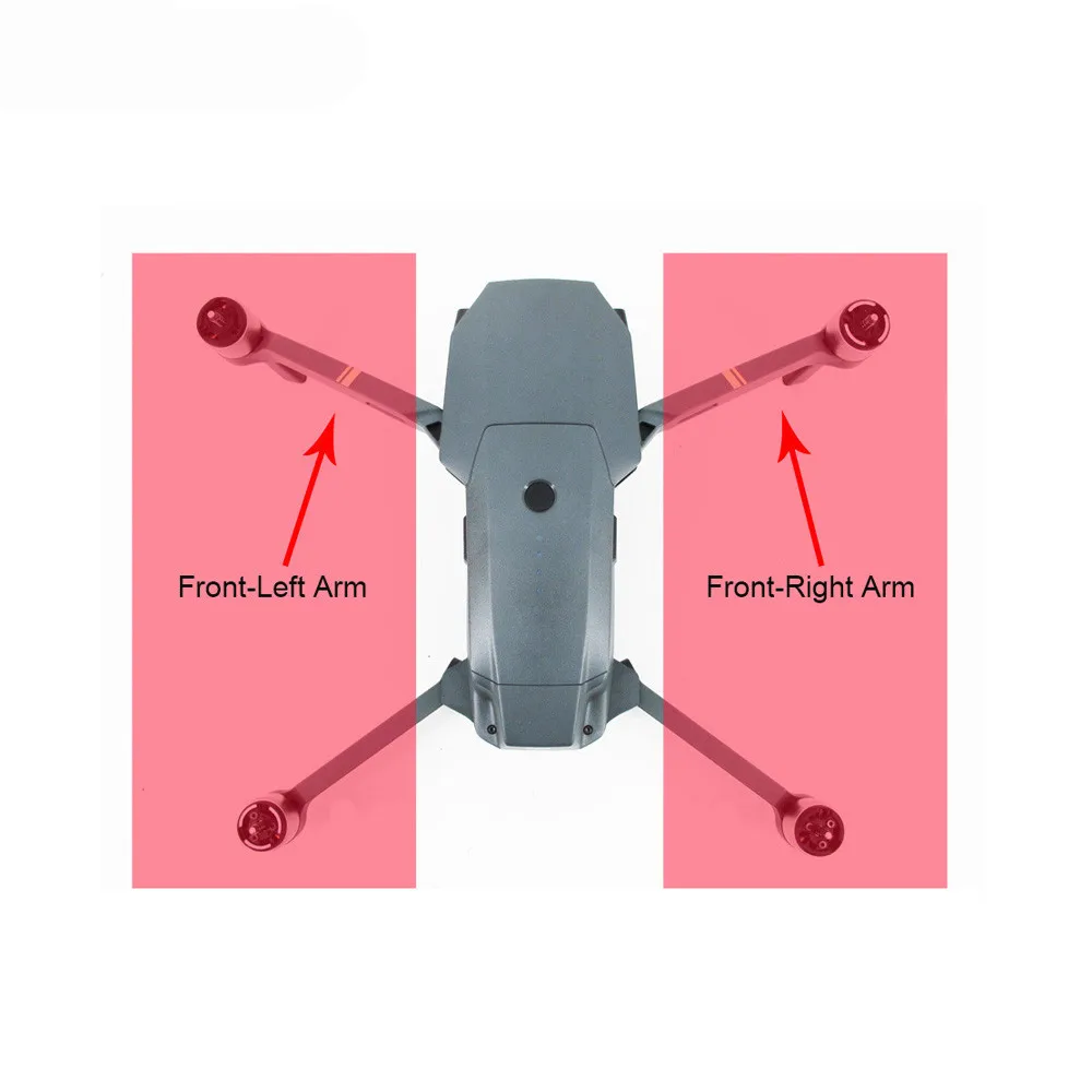 Original 1pc Replacement Front Left /Front Right Motor Arm Drone with Repair Part for DJI MAVIC PRO Accessories | Электроника