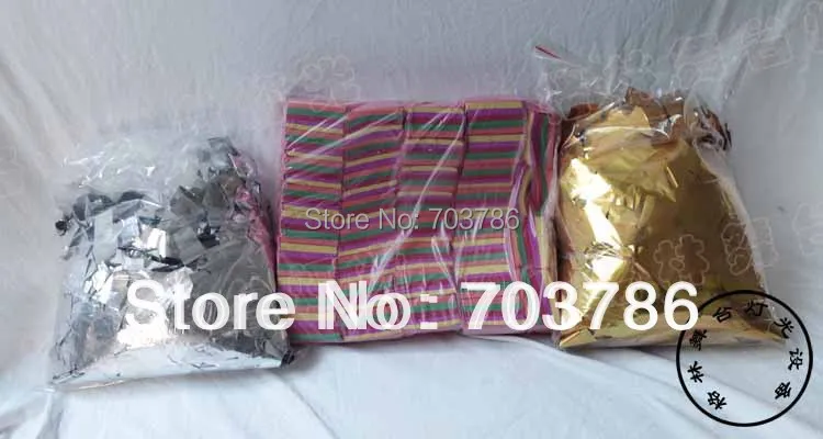 

1KG/Bag Confetti Machine Paper Silver Paper For Rainbow Machine Stage Light Work Well ALL confetti machine and confetti cannon