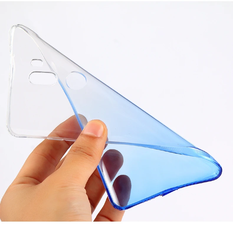 Градиентный мягкий прозрачный чехол для телефона Huawei Mate 8 9 10 20 Pro Lite ультратонкий