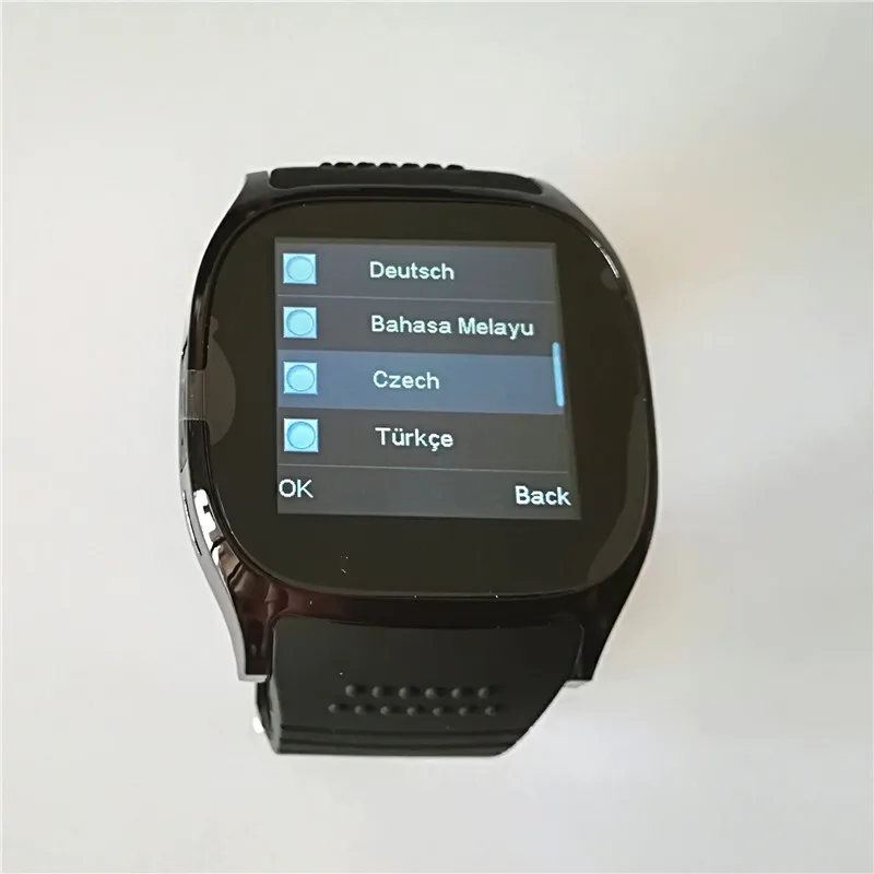 T8 Bluetooth Смарт часы с камерой музыкальный плеер Facebook Whatsapp Синхронизация SMS Smartwatch поддержка SIM TF карта для Android PK DZ09
