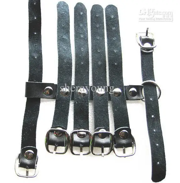 Leather 6-ring Penis Cock Ring Cage Adult SM Sex Product Toy YTJ800 | Красота и здоровье
