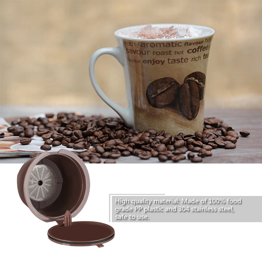 ABEDOE 3 шт. многоразовые капсулы для кофе Dolce Gusto Nescafe Многоразовые корзины фильтра