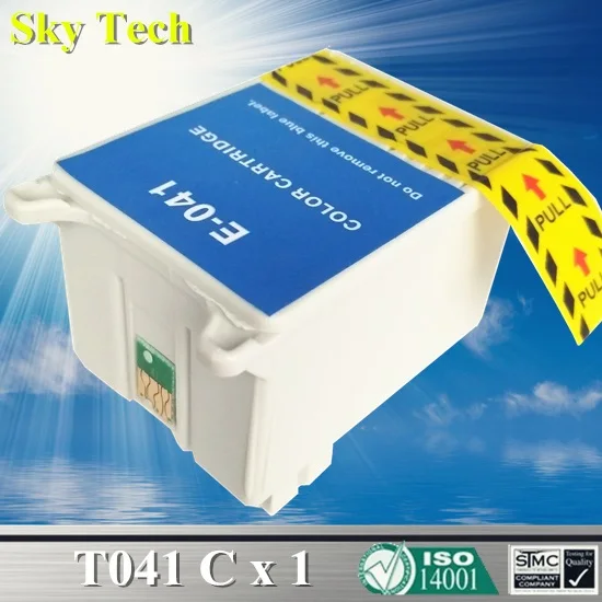 Качественный совместимый чернильный картридж для Epson T040 T041 принтера Stylus C62 / CX3200 |