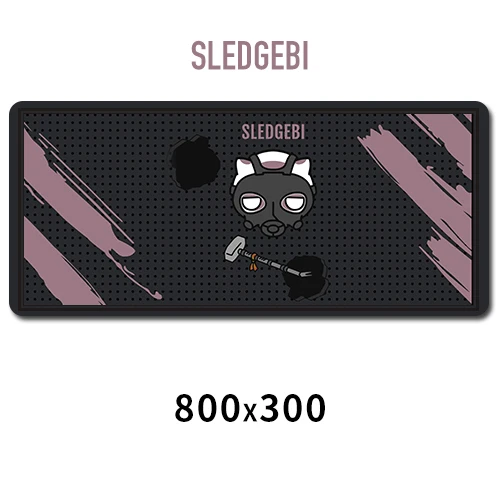 SLEDGEBI Sovawin Rainbow Six Siege коврик для мыши резиновый 800x300 мм супер большой коврик для компьютерной мыши игровой коврик для клавиатуры XL для настольного ноутбука ПК - Цвет: SLEDGEBI