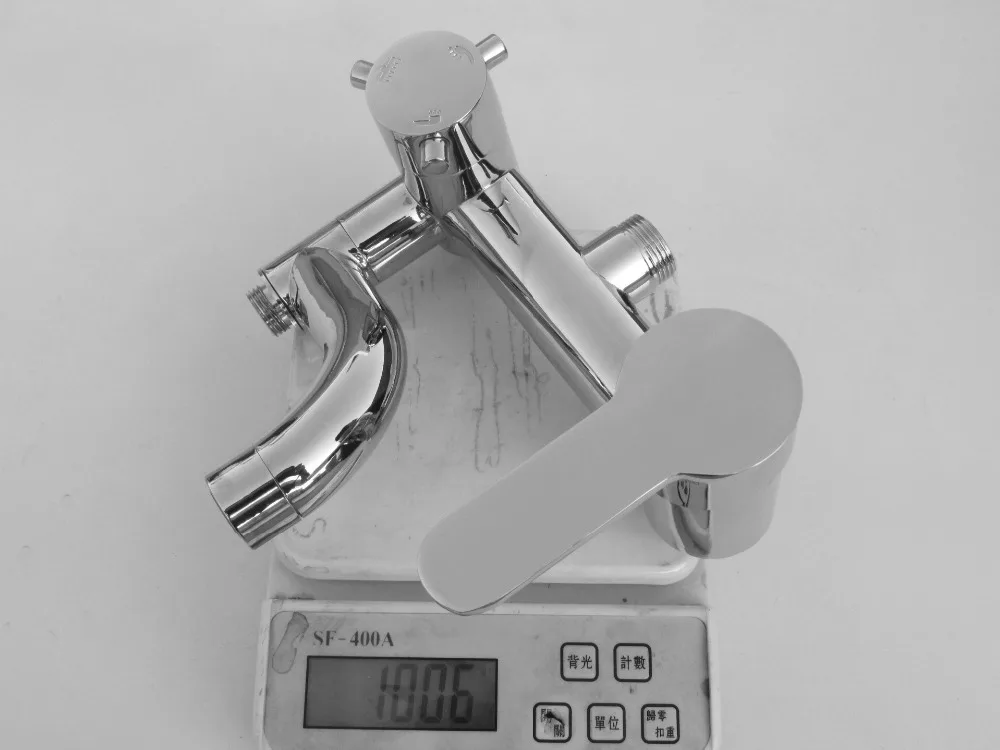 Бесплатная доставка хит продаж 2015 полированный хромированный смеситель для душа