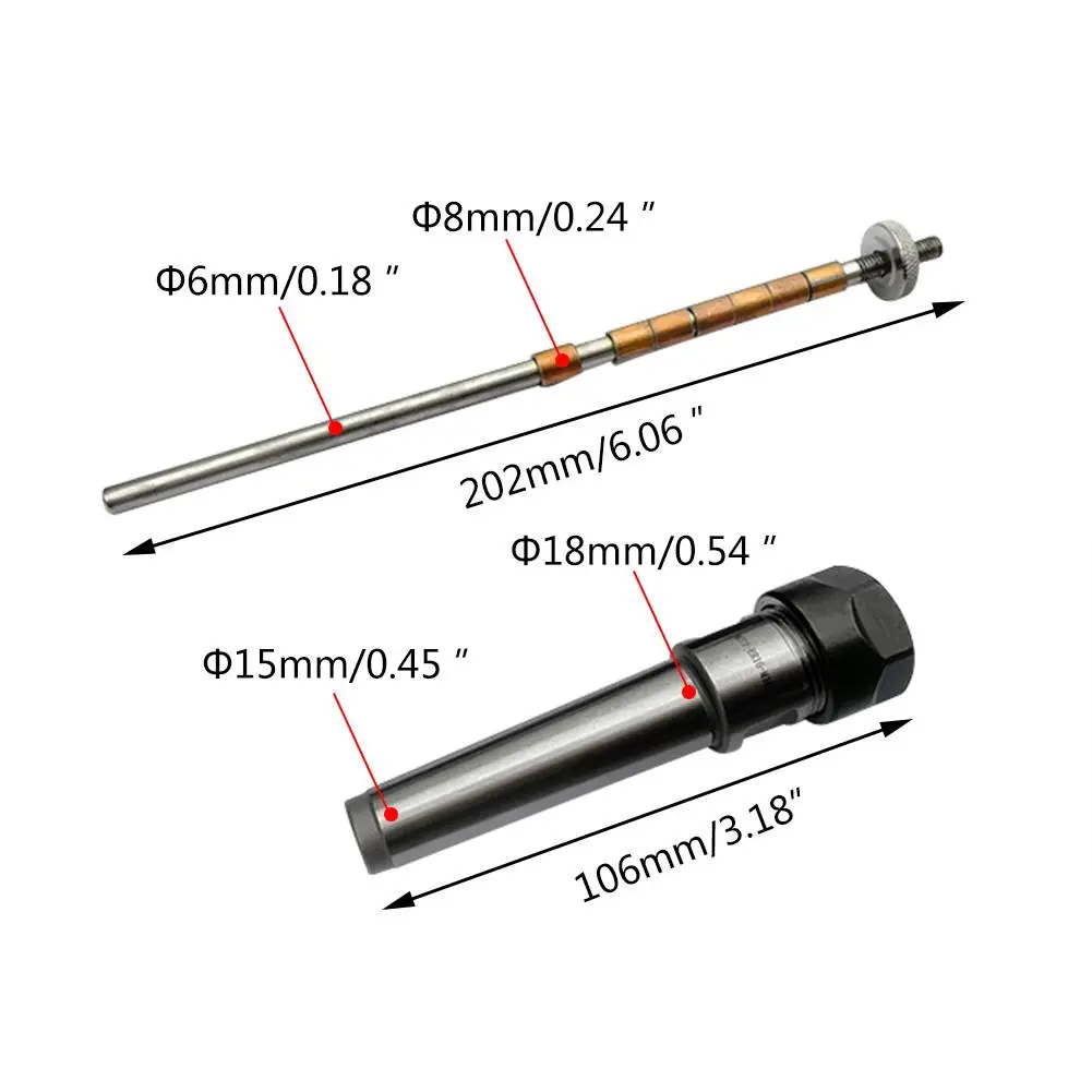 

Pen Mandrel Collet Mandrel Set Pen Mandrel Pen Kit Turning Lathe Woodworking DIY Woodworking Machinery Parts Tools