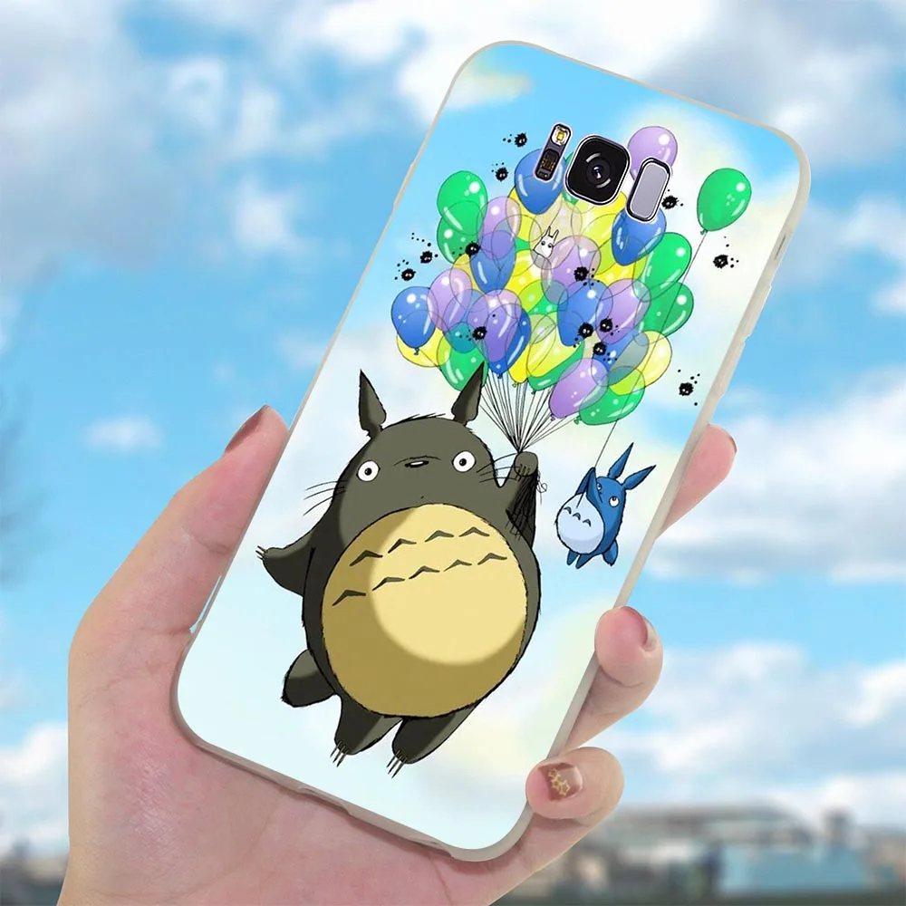 Аниме Мой сосед Тоторо чехол для Galaxy S8 Plus Samsung Note 8 9 Чехлы M10 M20 M30 S7 Edge S9 S10 S10e