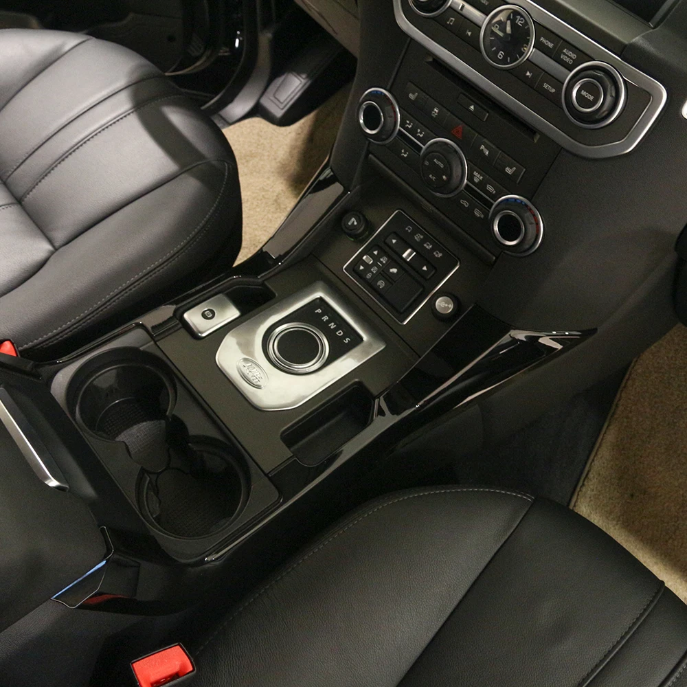 2 шт. для Land Rover Дискавери 4 2013- ABS центральной консоли Панельное Литье отделка автомобиля аксессуары