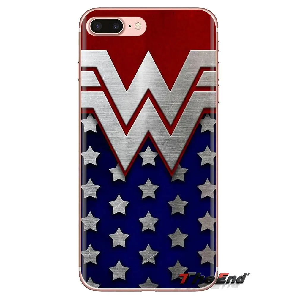 Женская одежда Wonder woman цвет для Xiaomi Redmi 4A S2 Note 3 3S 4 4X 5 Plus 6 7 6A Pro Pocophone F1 прозрачные
