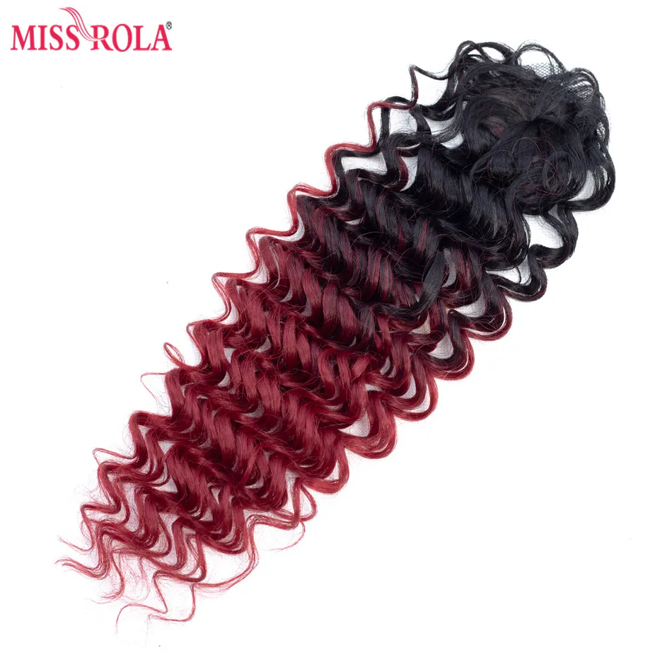 Синтетические волосы для наращивания Miss Rola глубокая волна 200 г 16-20 дюймов 6