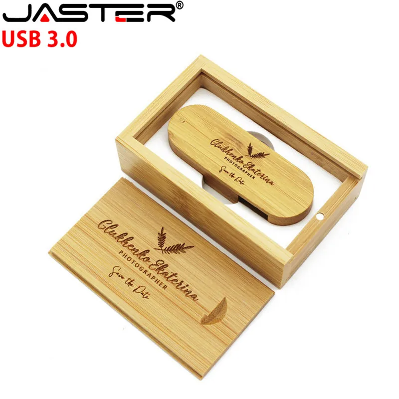 

USB-флеш-накопитель JASTER в деревянной коробке, 64 ГБ