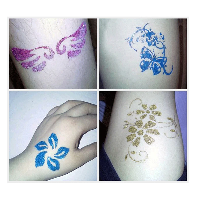 10 мл/бутылка блеск тату клей гель для длительной Временной Татуировки краска