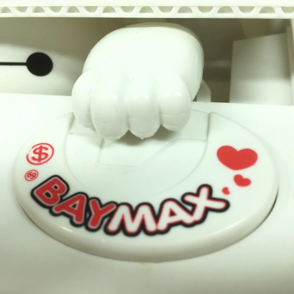 Baymax Копилка супергероя музыкальный автоматический краже денег Mischeaf экономить