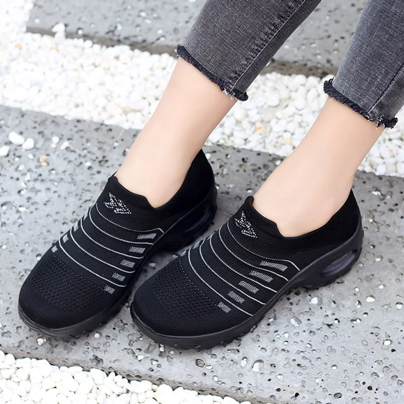 Спортивная обувь для женщин Обувь тенниса Basket Femme На толстой платформе на