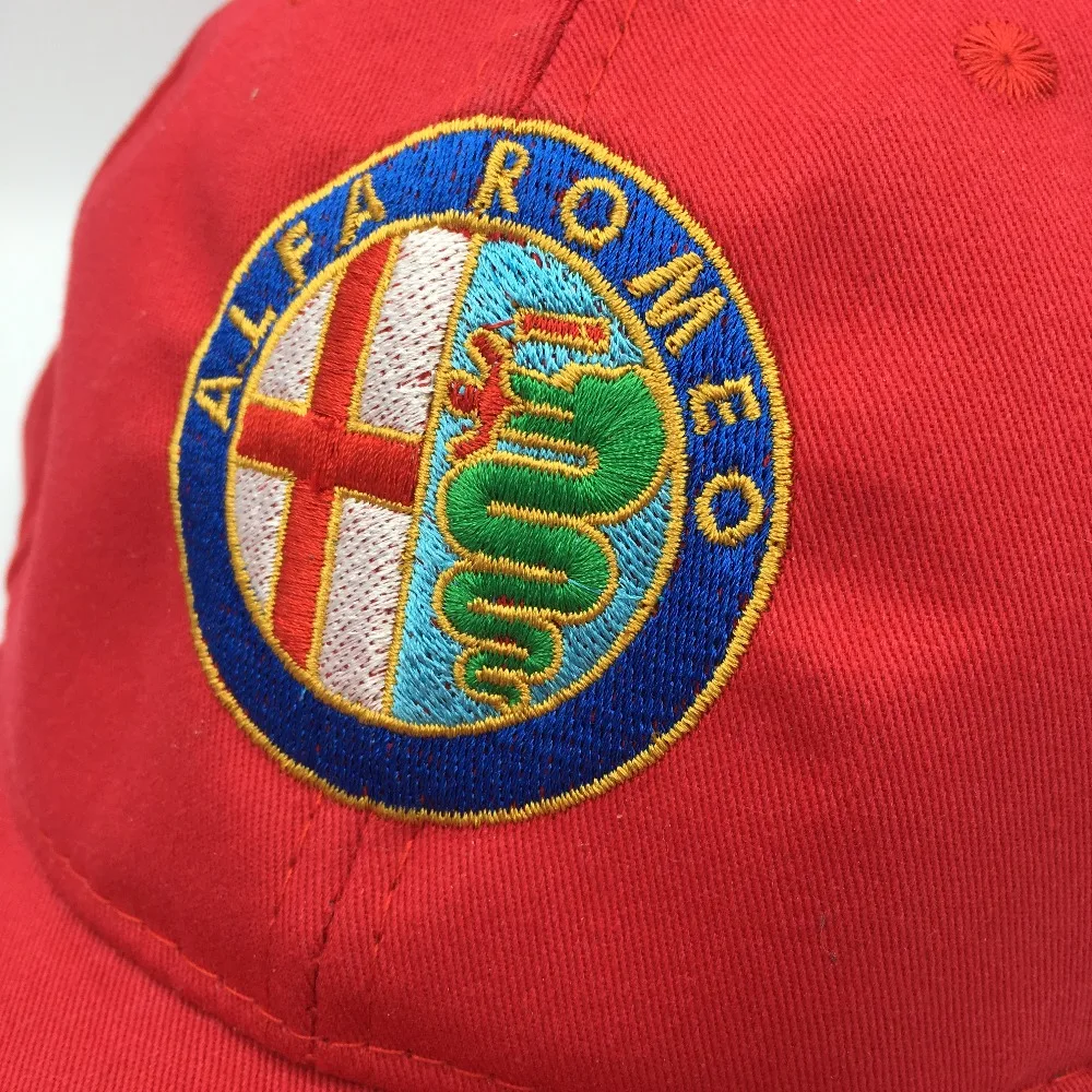 for Alfa Romeo Sportiva Quatrefoil Green Hat Cap Car Sline Logo Moto Racing Baseball Adjustable Casual 156 giulietta | Автомобили и