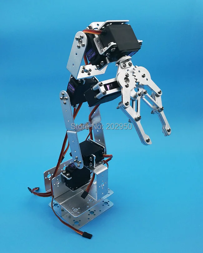 1 комплект Arduino Robot 6 dof алюминиевый набор для крепления на зажиме механическая