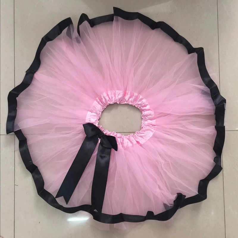 Детская модная фатиновая юбка пачка милая шифоновая Повседневная пышная бальная