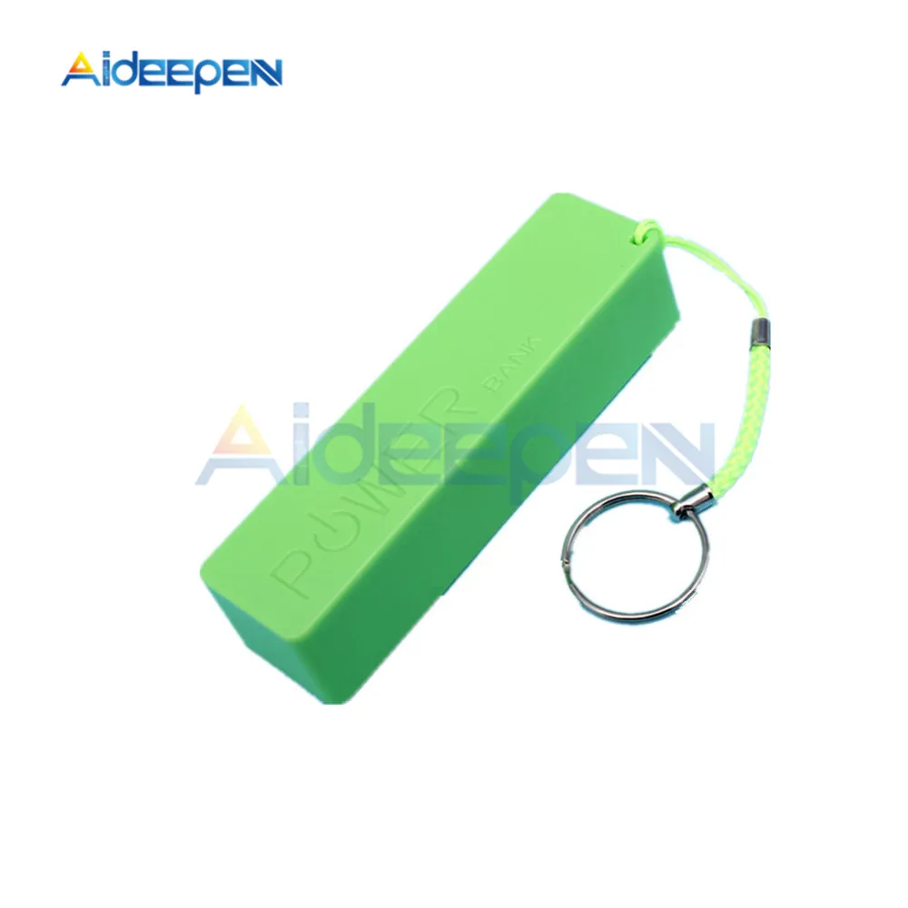 Зеленый USB power Bank чехол в комплекте 18650 зарядное устройство для аккумуляторов DIY Электронные коробки для хранения 1800mAh 2200mAh 2600mAh 2800mAh 3400mAh аккумулятор mAh - Цвет: Зеленый