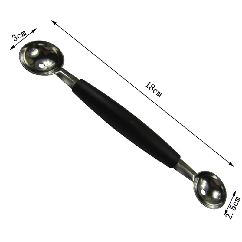 2 шт двухконцевая ложка-шарик арбуз ложка для мороженого сорбета фруктовый