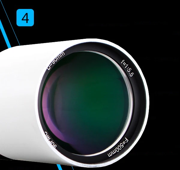 SVBONY 2 дюймов телескоп F50090 SV48 F5.5 рефрактор Профессиональный астрономический OTA астрофотографии Космос Луна с двойными линзами F9341B
