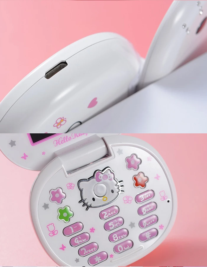 K688 Kitty Cat флип мобильный мультфильм прекрасный студенческий детский мини мобильный телефон снаружи один горячая Распродажа маленький мобильный телефон