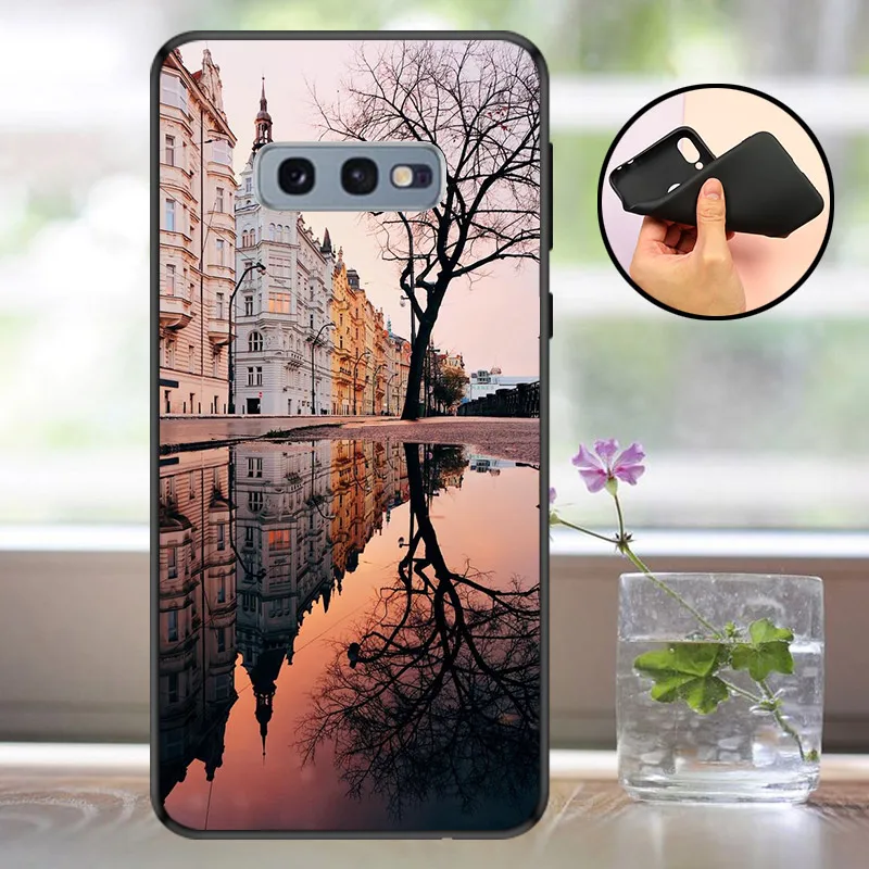 Чехол для Samsung S10 силиконовый мягкий чехол s10 Galaxy Plus Lite задняя крышка телефона S10e