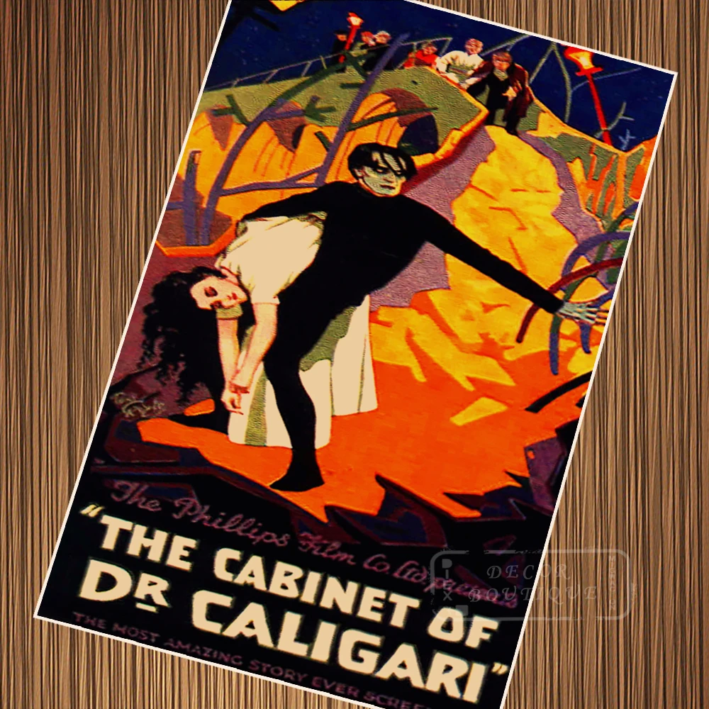 1920: шкаф доктора Калигари лучший старый классический фильм ретро ВИНТАЖНЫЙ