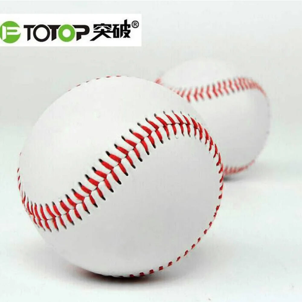 

PTOTOP Universal 9#Handmade Sports PVC Upper Rubber Inner Baseball Balls Training Exercise Baseball Team Baseball dropshipping