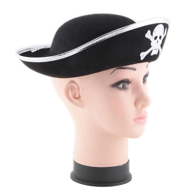 Детская/взрослая пиратская шляпа с принтом черепа косплей костюм кепка Хэллоуин