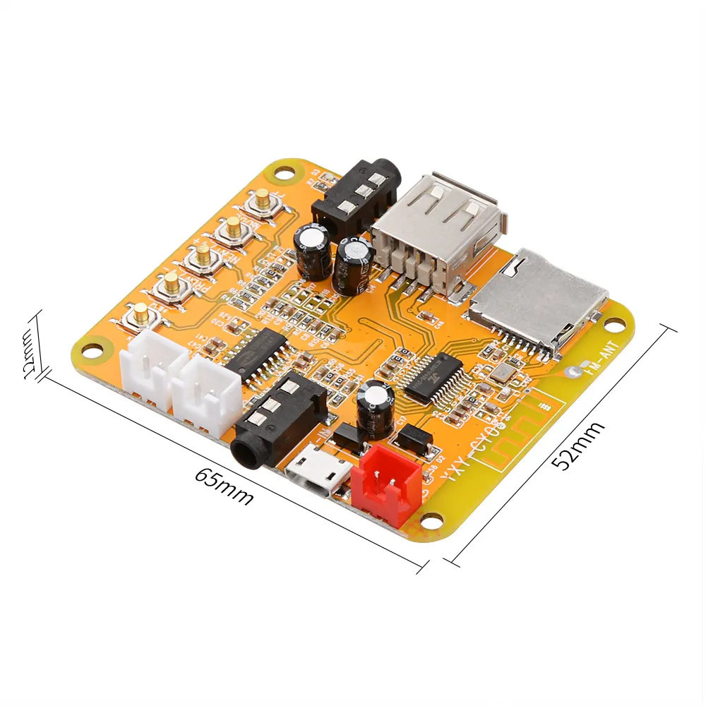 AIYIMA MP3 декодер плата Bluetooth усилитель 5Wx2 аудио приемник WAV WMA FLAC APE декодирование AUX