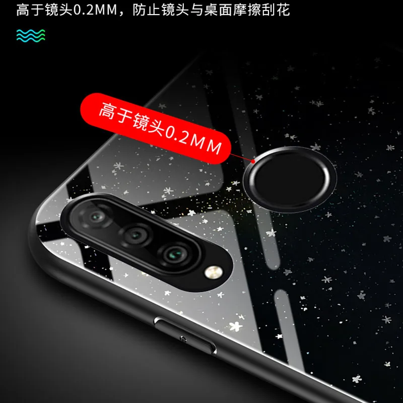 Чехлы со светящимся стеклом для телефонов huawei Mate 30 30Pro задняя крышка P30 pro Lite чехол