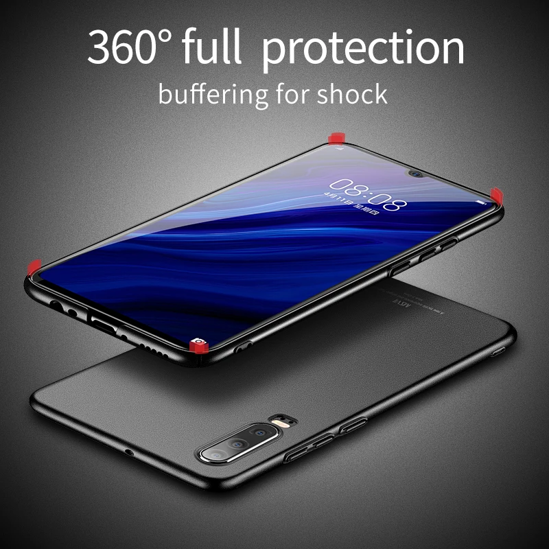 Huawei P30 lite чехол MSVII ультра-тонкий ПК Жесткий анти-отпечатков пальцев анти