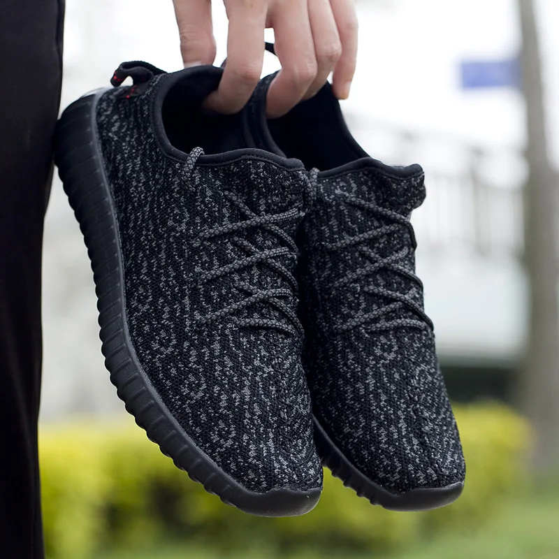 Новое поступление Мужская и Женская легкая Беговая шлепанцы дышащая сетчатая