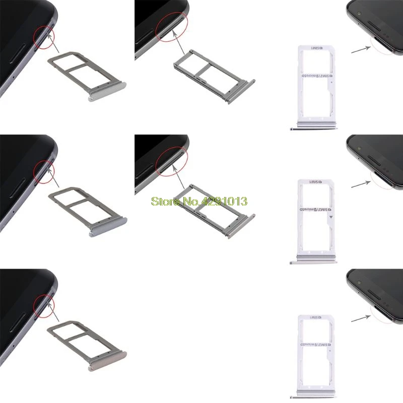 Лоток для sim-карты, двойной слот, держатель, запасная часть для samsung Galaxy S7 Edge/G935/Galaxy S7