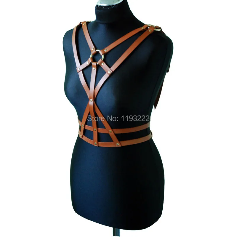 Женские кожаные ремни ручной работы сексуальные в форме меча|leather harness|leather harness