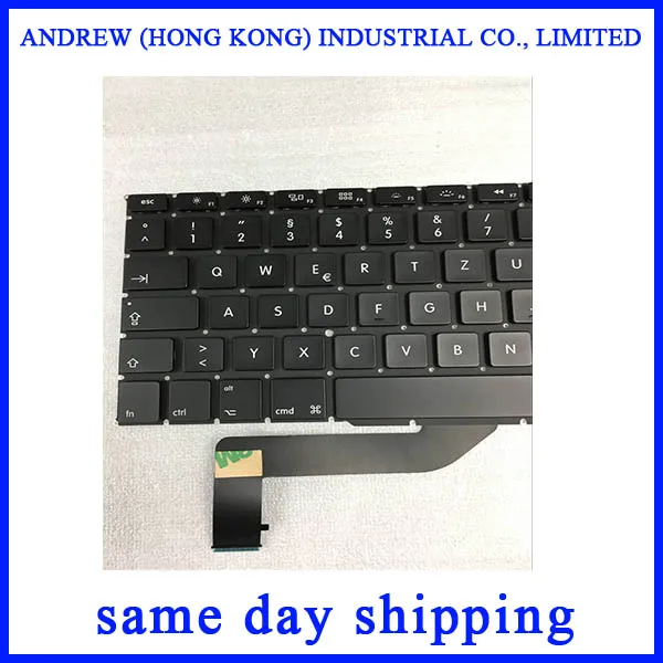 Новая немецкая клавиатура A1398 GR DE 10 шт./лот 100% для Macbook Pro Retina 15 4 &quotA1398 2012 2013 2014 2015