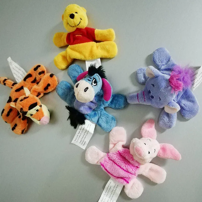 5 шт. Eeyore Donkey Tigger Bear Piglet Pig Heffalump мягкие плюшевые животные магниты на холодильник