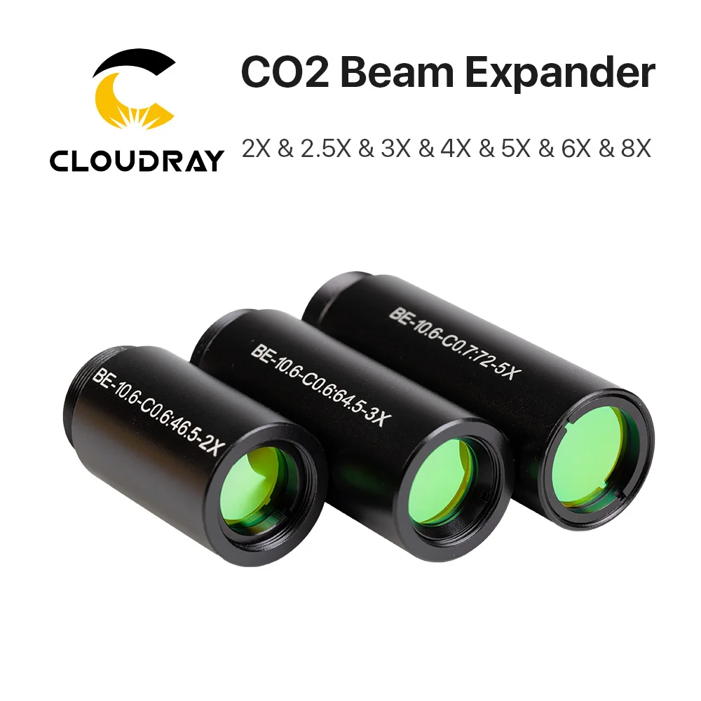 

Cloudray CO2 laser 10600nm Laser Beam Expander 2X 2.5X 3X 4X Galvanometer Laser Marking Lenses Optics Beam Expand